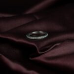 925 Sterling silver Moissanite Eternity Band