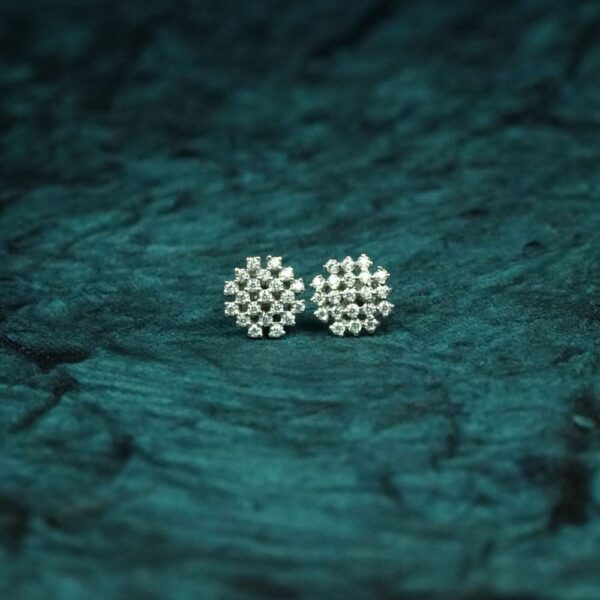 Quad Stark Moissanite Earstuds