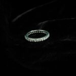 Silver Moissanite Full Band Ring