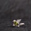 Peridot Humming Bird Ring