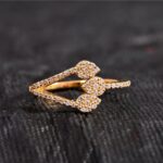 Olive Leaf Trio Ring