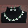 Crescent Harmony Necklace and Earring Ensemble