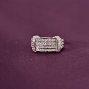 Zircon Cascade Gents Ring