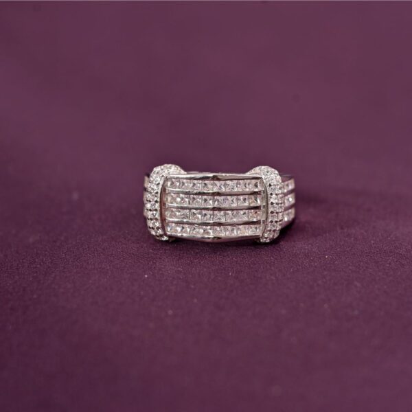 Zircon Cascade Gents Ring