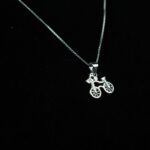 Cycling Adventure Pendant with Chain