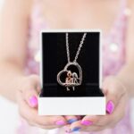 Inseparable Sisters Charm Pendant with Chain