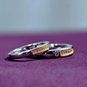 Everlasting Sparkle Couple Rings