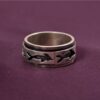 Aqua Rustic Catch Ring