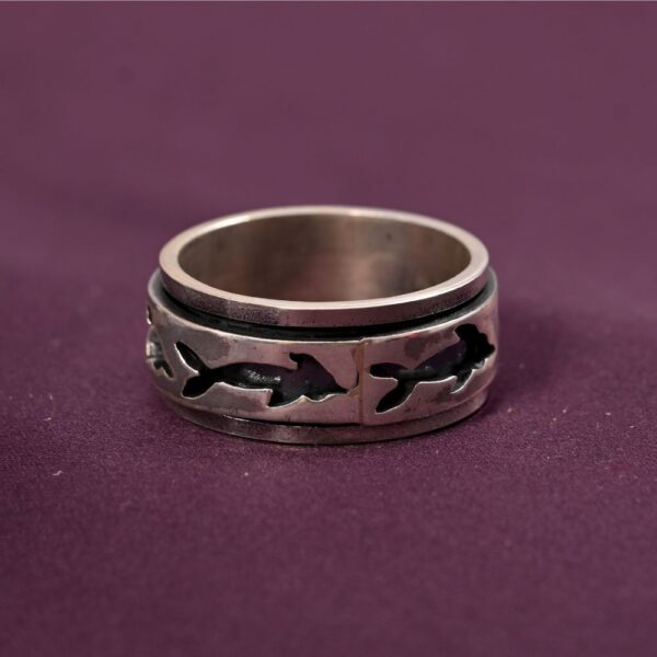 Aqua Rustic Catch Ring