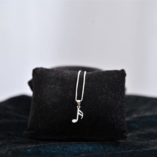 Harmonious Notes Pendant with Chain